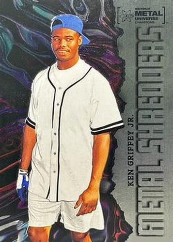 #120 Ken Griffey Jr. - 2022 SkyBox Metal Universe Champions