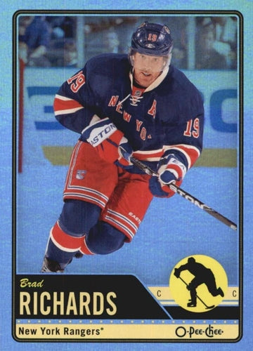#120 Brad Richards - New York Rangers - 2012-13 O-Pee-Chee - Rainbow Hockey