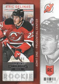#120 Eric Gelinas - New Jersey Devils - 2013-14 Panini Contenders Hockey
