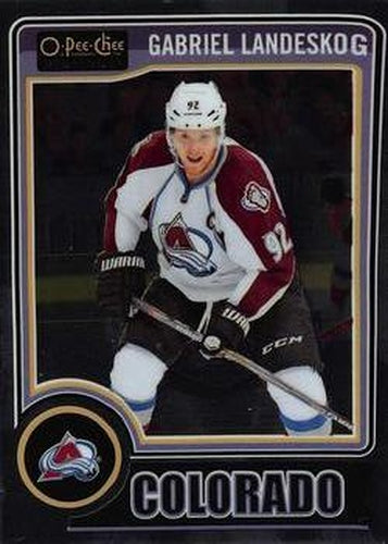 #120 Gabriel Landeskog - Colorado Avalanche - 2014-15 O-Pee-Chee Platinum Hockey