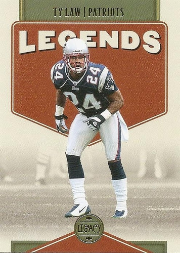 #120 Ty Law - New England Patriots - 2022 Panini Legacy Football