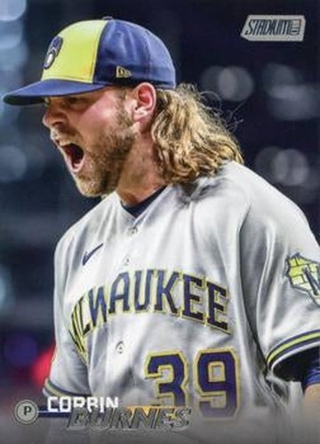 #120 Corbin Burnes - Milwaukee Brewers - 2023 Stadium Club Baseball