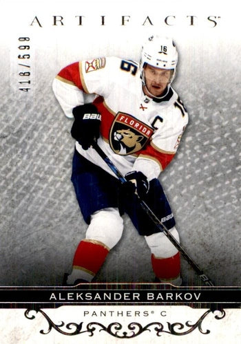 #120 Aleksander Barkov - Florida Panthers - 2021-22 Upper Deck Artifacts Hockey