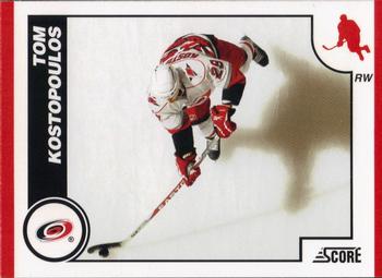 #120 Tom Kostopoulos - Carolina Hurricanes - 2010-11 Score Hockey