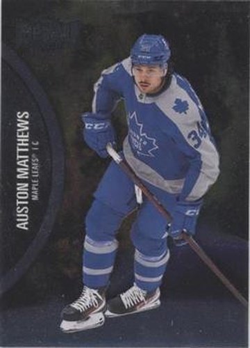 #120 Auston Matthews - Toronto Maple Leafs - 2021-22 Skybox Metal Universe Hockey