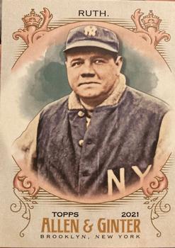 #120 Babe Ruth - New York Yankees - 2021 Topps Allen & Ginter Chrome Baseball