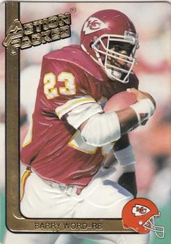 #120 Barry Word - Kansas City Chiefs - 1991 Action Packed Football