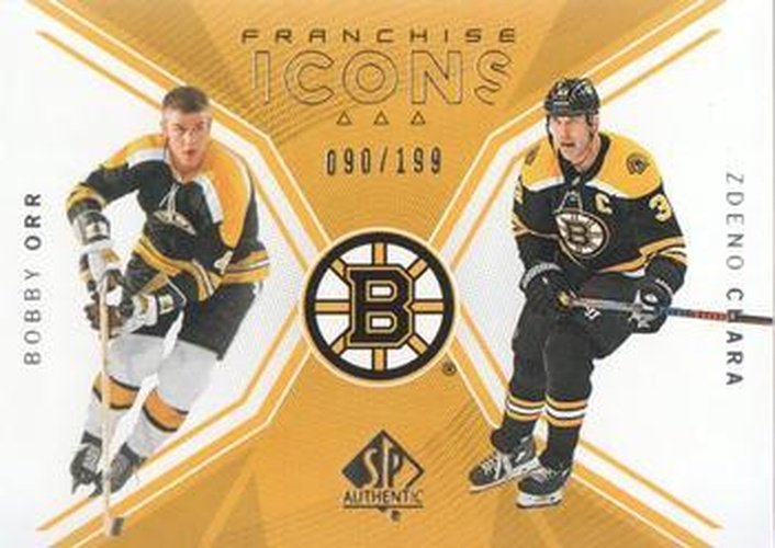 #120 Bobby Orr / Zdeno Chara - Boston Bruins - 2018-19 SP Authentic Hockey