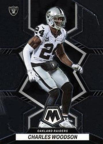 #120 Charles Woodson - Oakland Raiders - 2022 Panini Mosaic Football