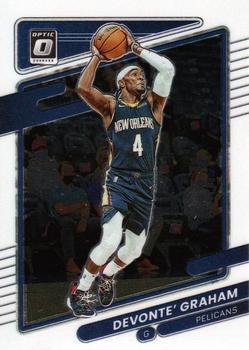 #120 Devonte' Graham - New Orleans Pelicans - 2021-22 Donruss Optic Basketball