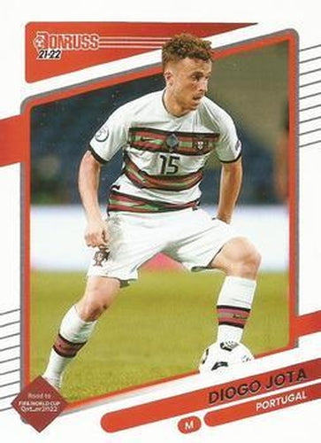 #120 Diogo Jota - Portugal - 2021-22 Donruss Road to FIFA World Cup Qatar 2022 Soccer