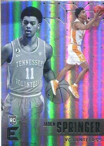 #120 Jaden Springer - Tennessee Volunteers - 2021 Panini Chronicles Draft Picks Basketball