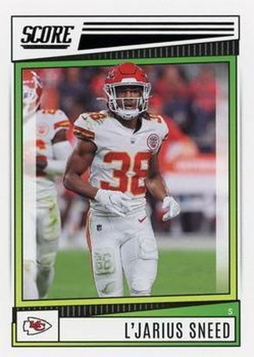 #120 L'Jarius Sneed - Kansas City Chiefs - 2022 Score Football