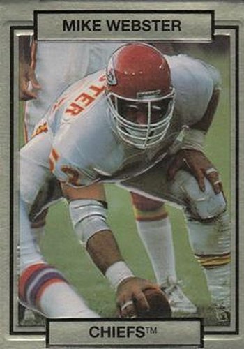 #120 Mike Webster - Kansas City Chiefs - 1990 Action Packed Football
