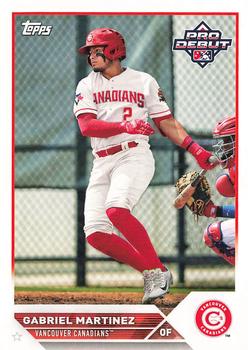 #PD-120 Gabriel Martinez - Vancouver Canadians - 2023 Topps Pro Debut Baseball