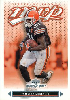 #120 William Green - Cleveland Browns - 2003 Upper Deck MVP Football