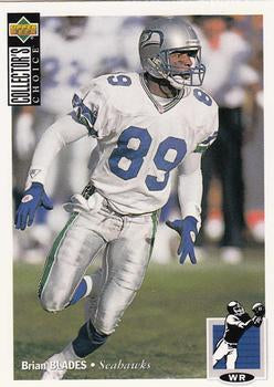 #120 Brian Blades - Seattle Seahawks - 1994 Collector's Choice Football