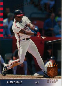 #120 Albert Belle - Cleveland Indians - 1993 SP Baseball