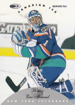 #120 Eric Fichaud - New York Islanders - 1996-97 Donruss Canadian Ice Hockey