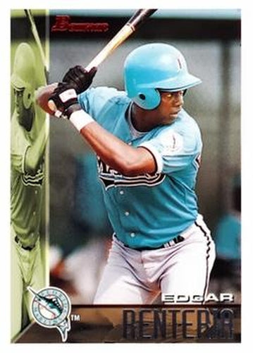 #120 Edgar Renteria - Florida Marlins - 1995 Bowman Baseball