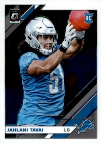 #120 Jahlani Tavai - Detroit Lions - 2019 Donruss Optic Football