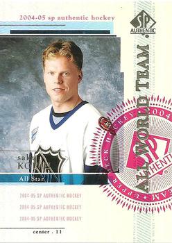 #120 Saku Koivu - Montreal Canadiens - 2004-05 SP Authentic Hockey
