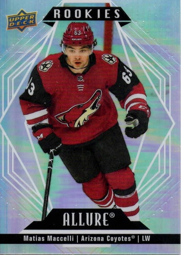 #120 Matias Maccelli - Arizona Coyotes - 2022-23 Upper Deck Allure Hockey