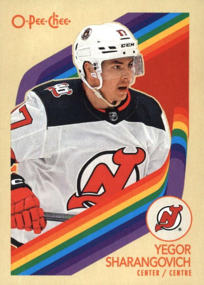 #120 Yegor Sharangovich - New Jersey Devils - 2023-24 O-Pee-Chee - Retro Hockey