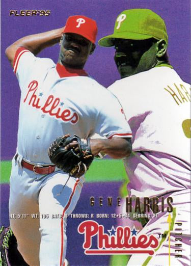 #U-120 Gene Harris - Philadelphia Phillies - 1995 Fleer Update Baseball