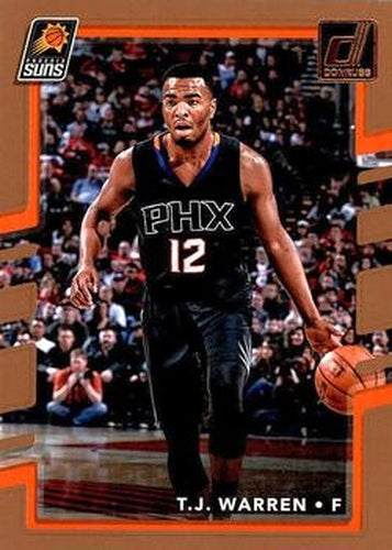 #120 T.J. Warren - Phoenix Suns - 2017-18 Donruss Basketball