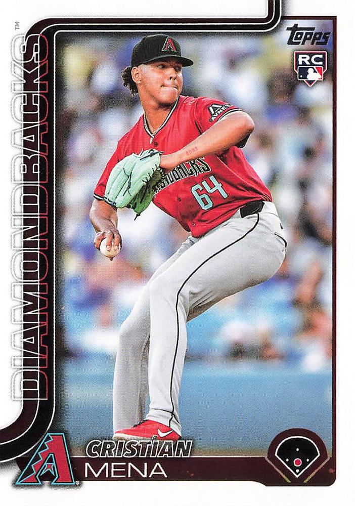 #120 Cristian Mena - Arizona Diamondbacks - 2025 Topps Baseball