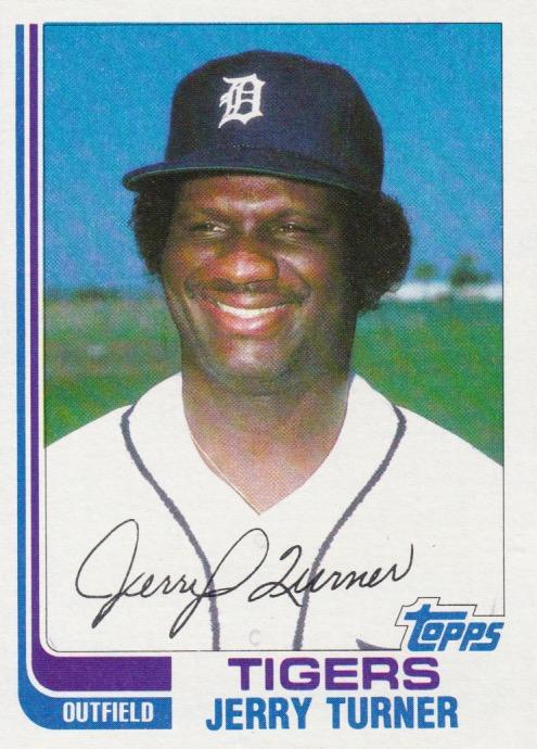 #121T Jerry Turner - Detroit Tigers - 1982 Topps Traded Baseball