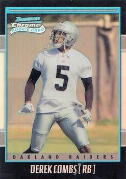 #121 Derek Combs - Oakland Raiders - 2001 Bowman Chrome Football