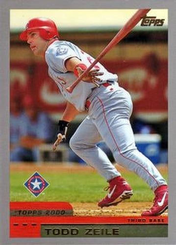 #121 Todd Zeile - Texas Rangers - 2000 Topps Baseball