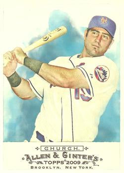 #121 Ryan Church - New York Mets - 2009 Topps Allen & Ginter Baseball