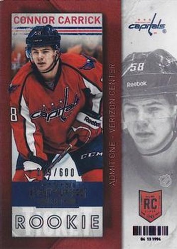 #121 Connor Carrick - Washington Capitals - 2013-14 Panini Contenders Hockey