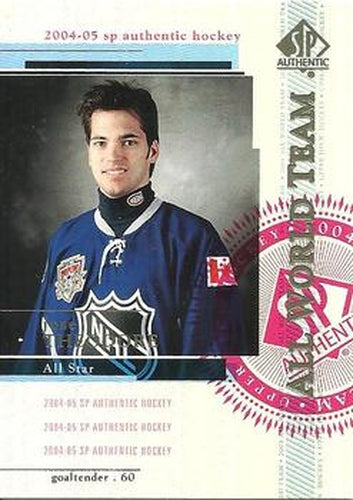 #121 Jose Theodore - Montreal Canadiens - 2004-05 SP Authentic Hockey