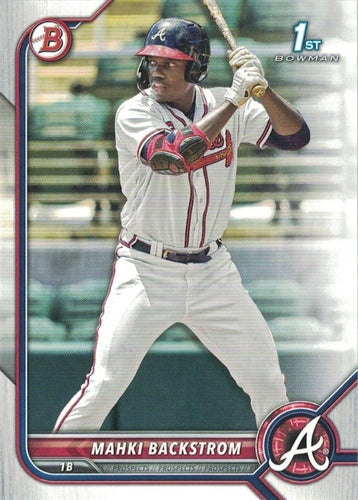 #BP-121 Mahki Backstrom - Atlanta Braves - 2022 Bowman - Prospects Baseball