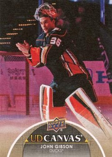 #C121 John Gibson - Anaheim Ducks - 2021-22 Upper Deck - UD Canvas Hockey