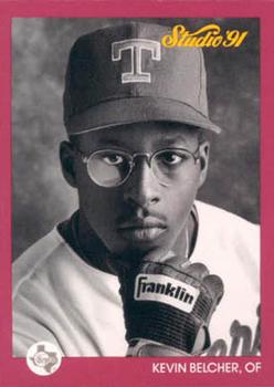 #121 Kevin Belcher - Texas Rangers - 1991 Studio Baseball