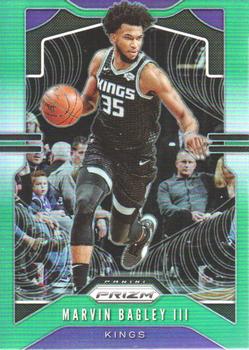 #121 Marvin Bagley III - Sacramento Kings - 2019-20 Panini Prizm - Prizms Green Basketball