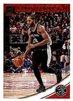 #121 Kawhi Leonard - Toronto Raptors - 2018-19 Donruss Basketball