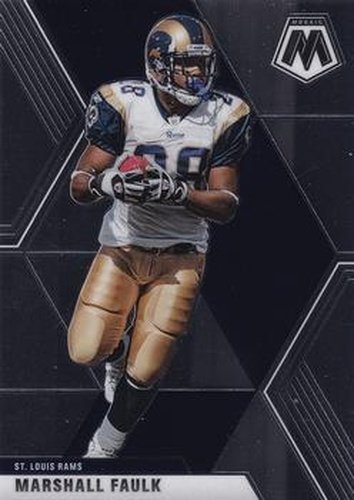 #121 Marshall Faulk - St. Louis Rams - 2020 Panini Mosaic Football