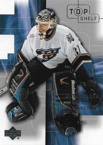 #121 Olaf Kolzig - Washington Capitals - 2001-02 Upper Deck Top Shelf Hockey