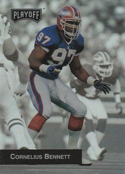 #121 Cornelius Bennett - Buffalo Bills - 1993 Playoff Football