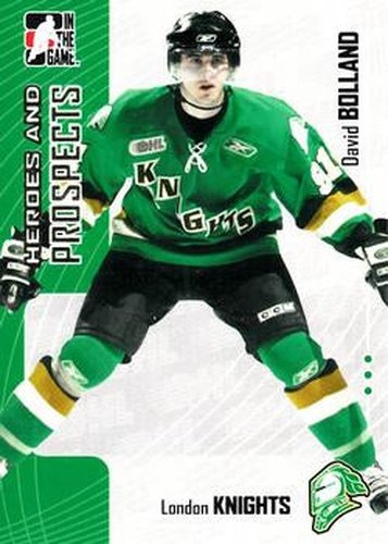 #121 Dave Bolland - London Knights - 2005-06 In The Game Heroes and Prospects Hockey