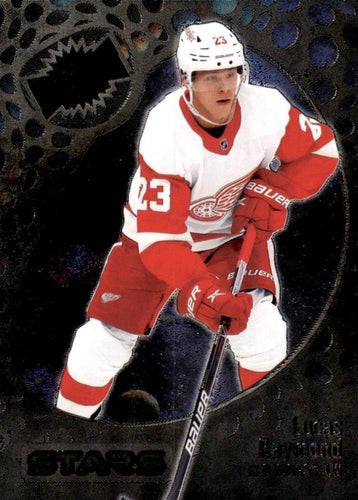 #121 Lucas Raymond - Detroit Red Wings - 2022-23 SkyBox Metal Universe Hockey