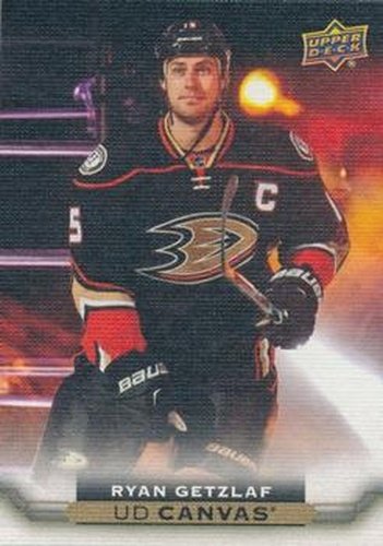 #C121 Ryan Getzlaf - Anaheim Ducks - 2015-16 Upper Deck - UD Canvas Hockey
