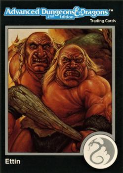 #121 Ettin - 1991 TSR Advanced Dungeons & Dragons - Silver