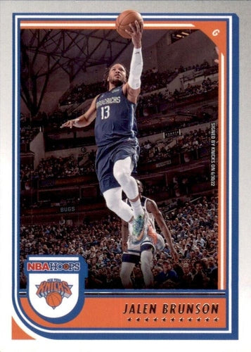 #121 Jalen Brunson - New York Knicks - 2022-23 Hoops Basketball